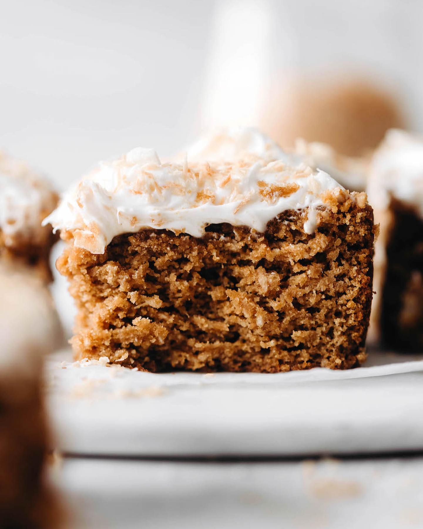 Vegan Gluten-Free Toasted Coconut Cake