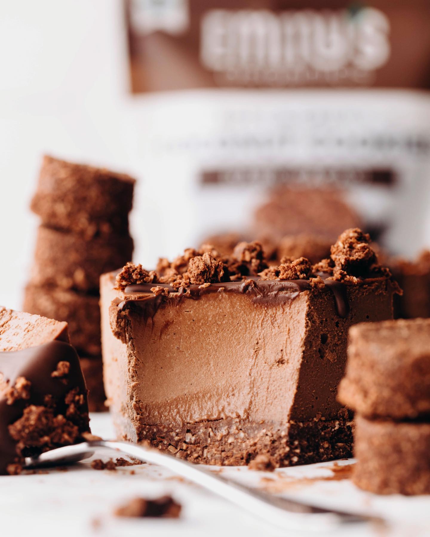 No-Bake Double Chocolate Cashew Dessert