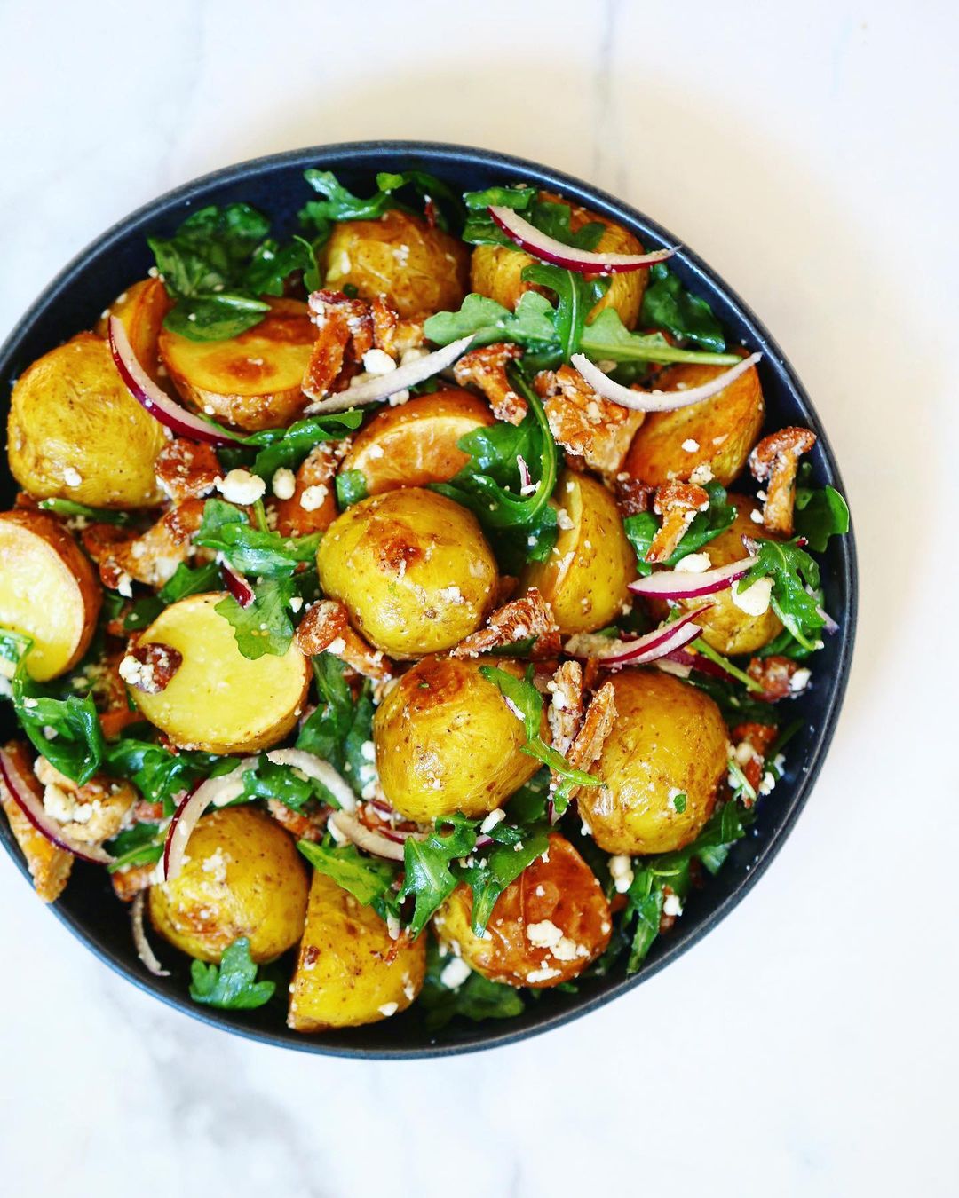 Potato Salad with Chanterelle