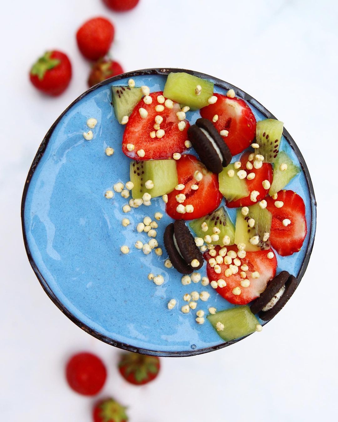 Vegan Blue Smoothie Bowl