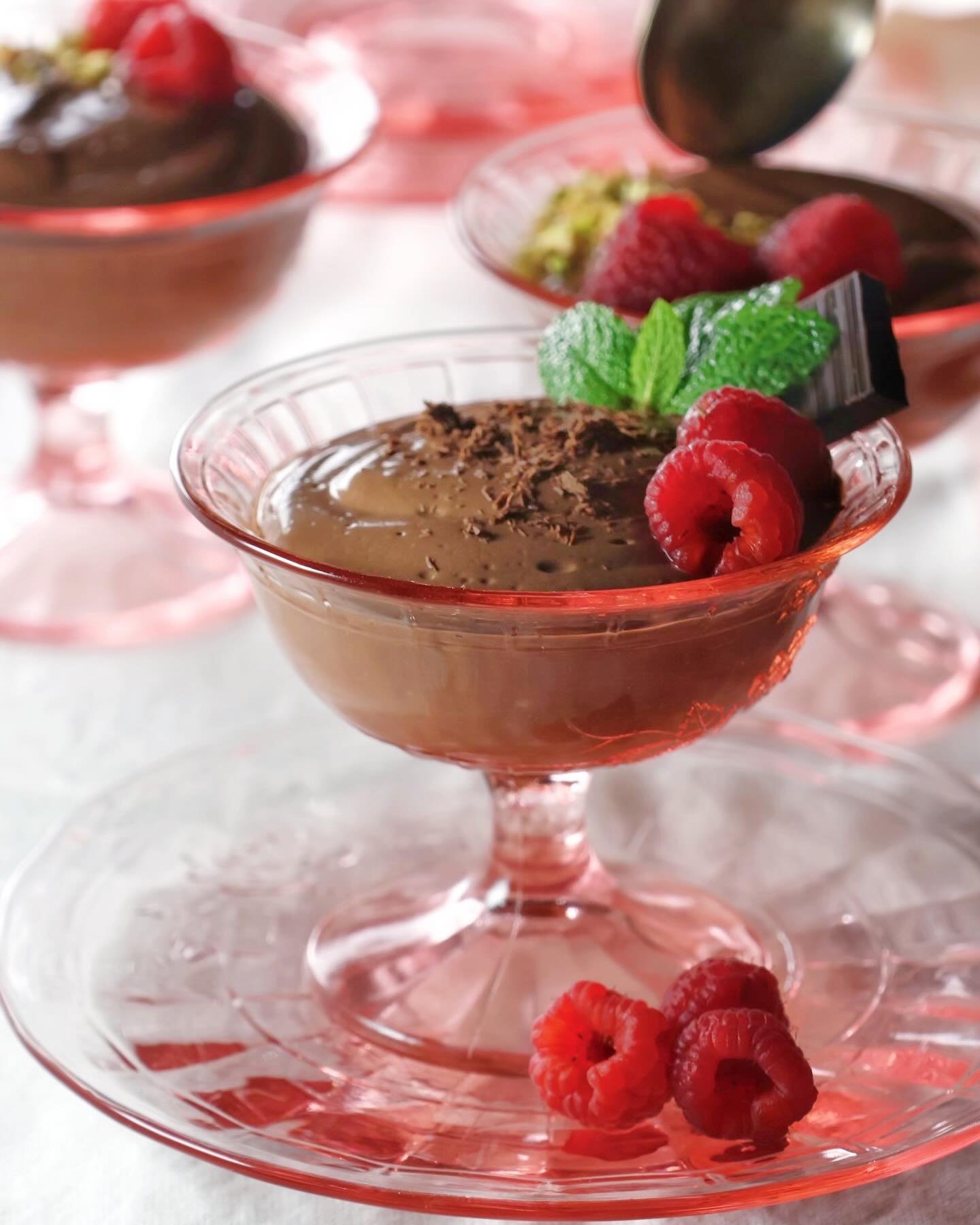 High Protein Low Fat Vegan Chocolate Mousse