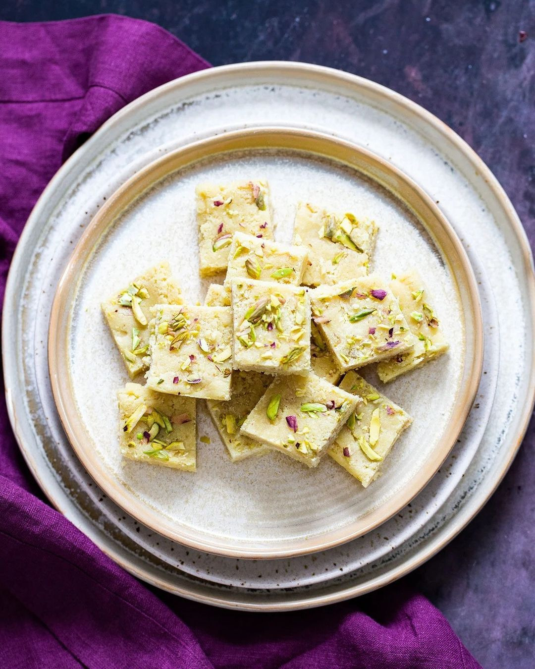 Easy Vegan Almond Burfi Dessert