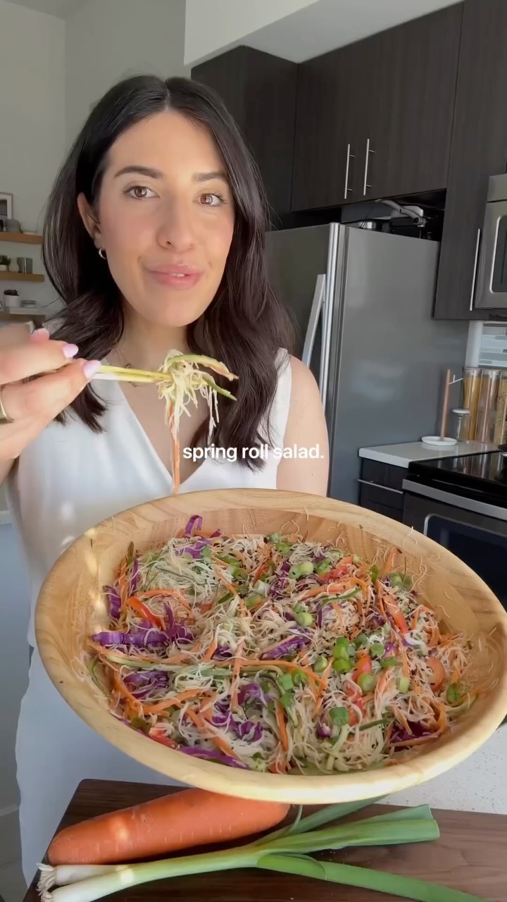 Refreshing Vietnamese Spring Roll Salad