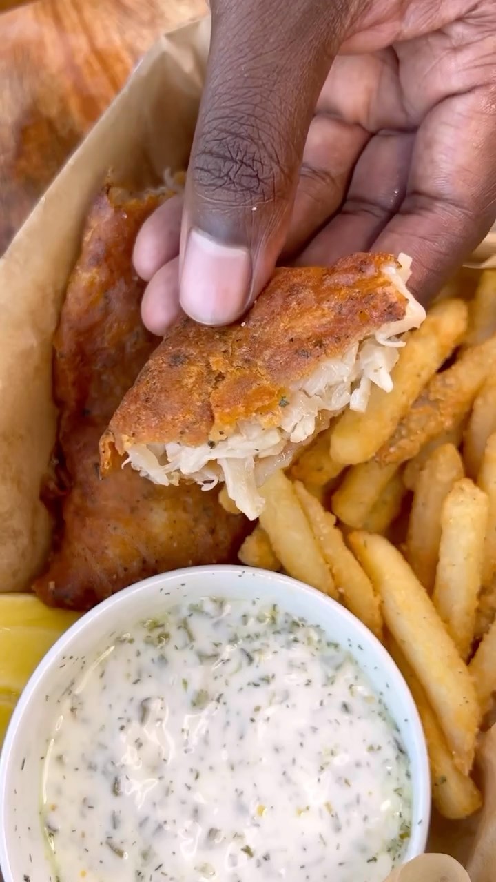 Battered Green Jackfruit Vegan Fish