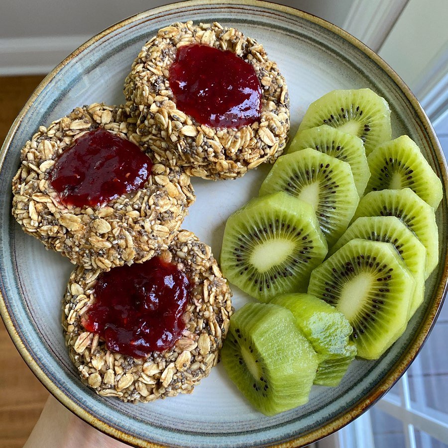Thumbprint Breakfast Cookies