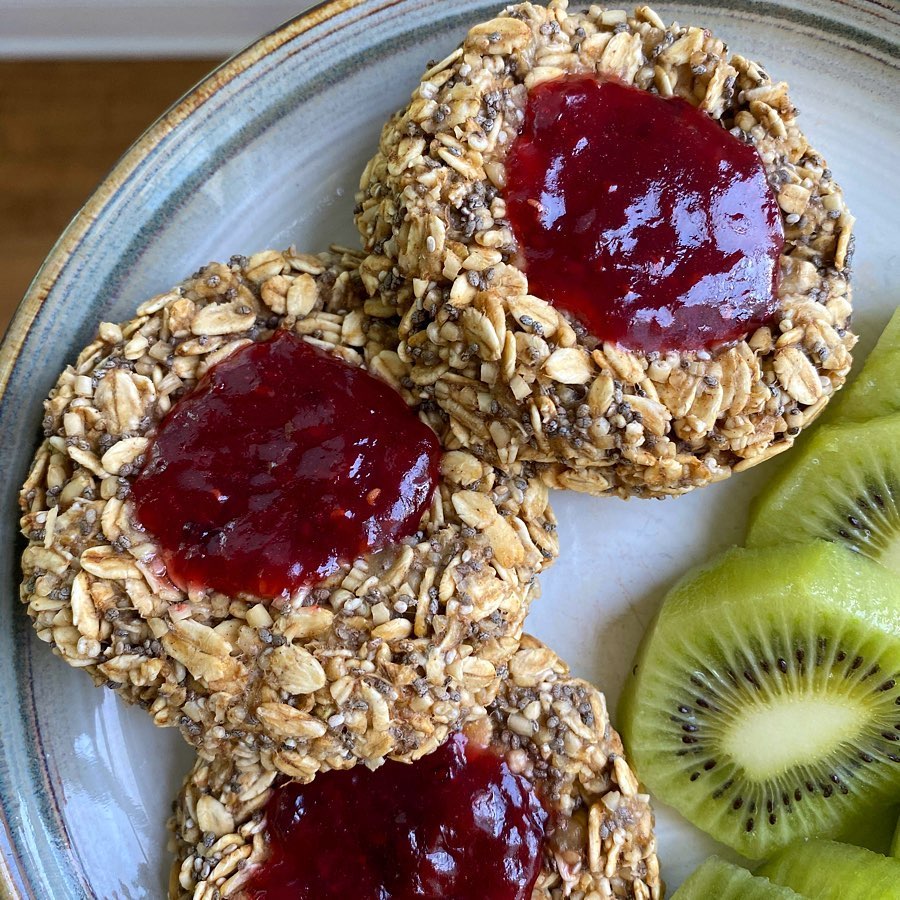 Thumbprint Breakfast Cookies
