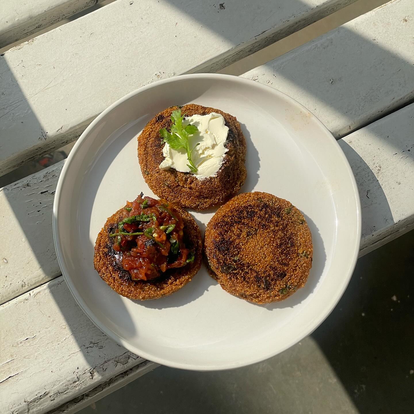 Amaranth Tikka with Indian Spices