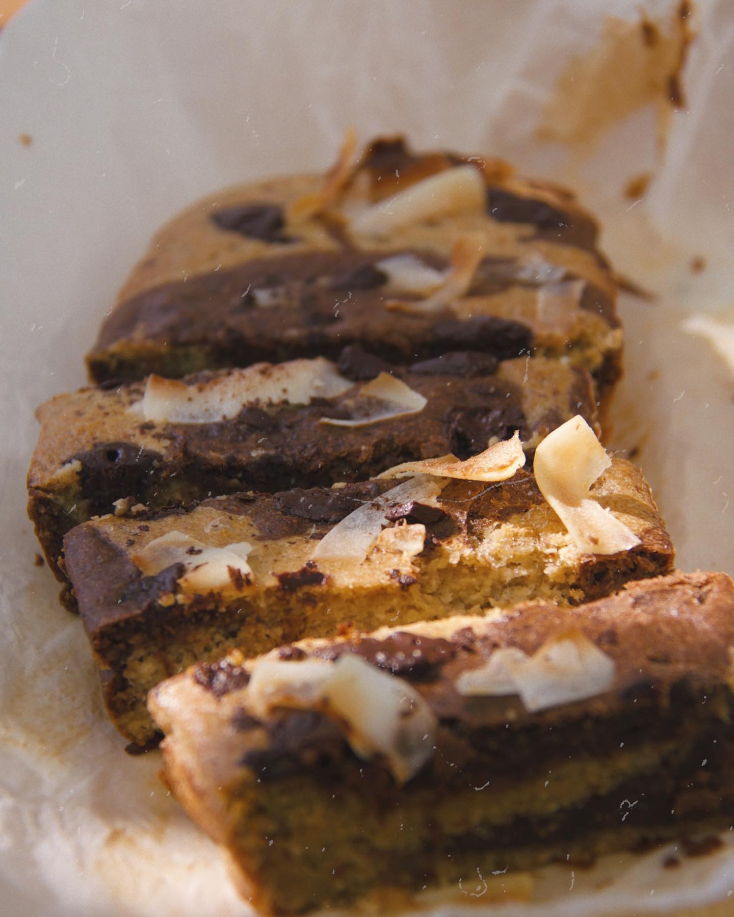 Smiling Marble Banana Cake