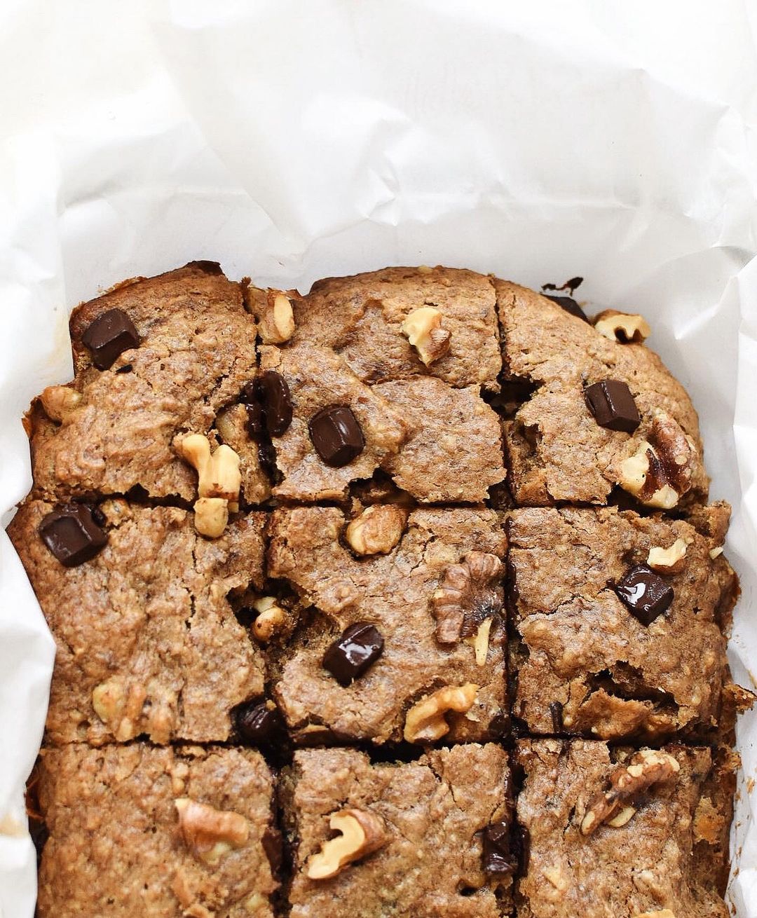 Delicious Gluten-Free Banana Walnut Blondies