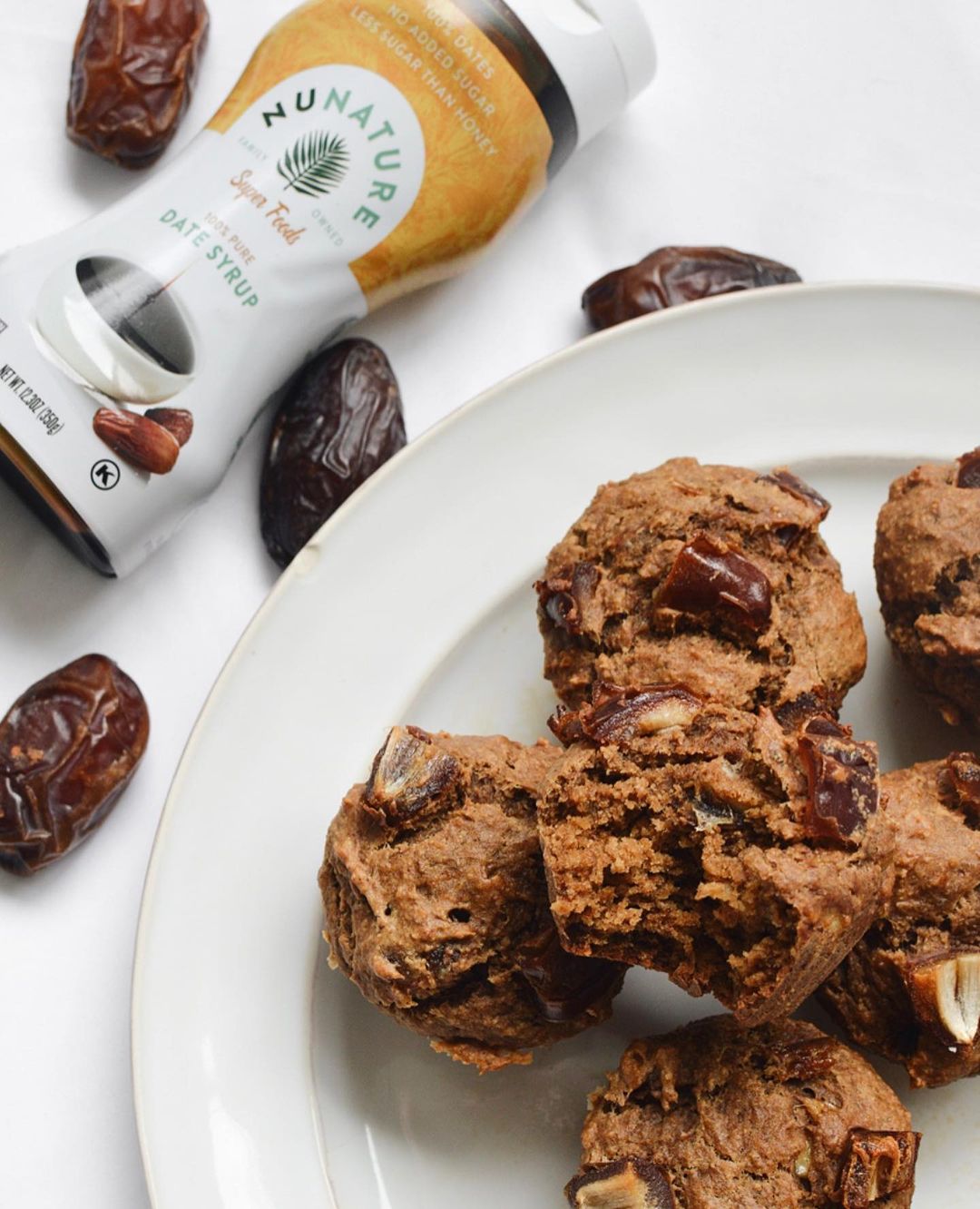 Peanut Butter Banana Date Muffins