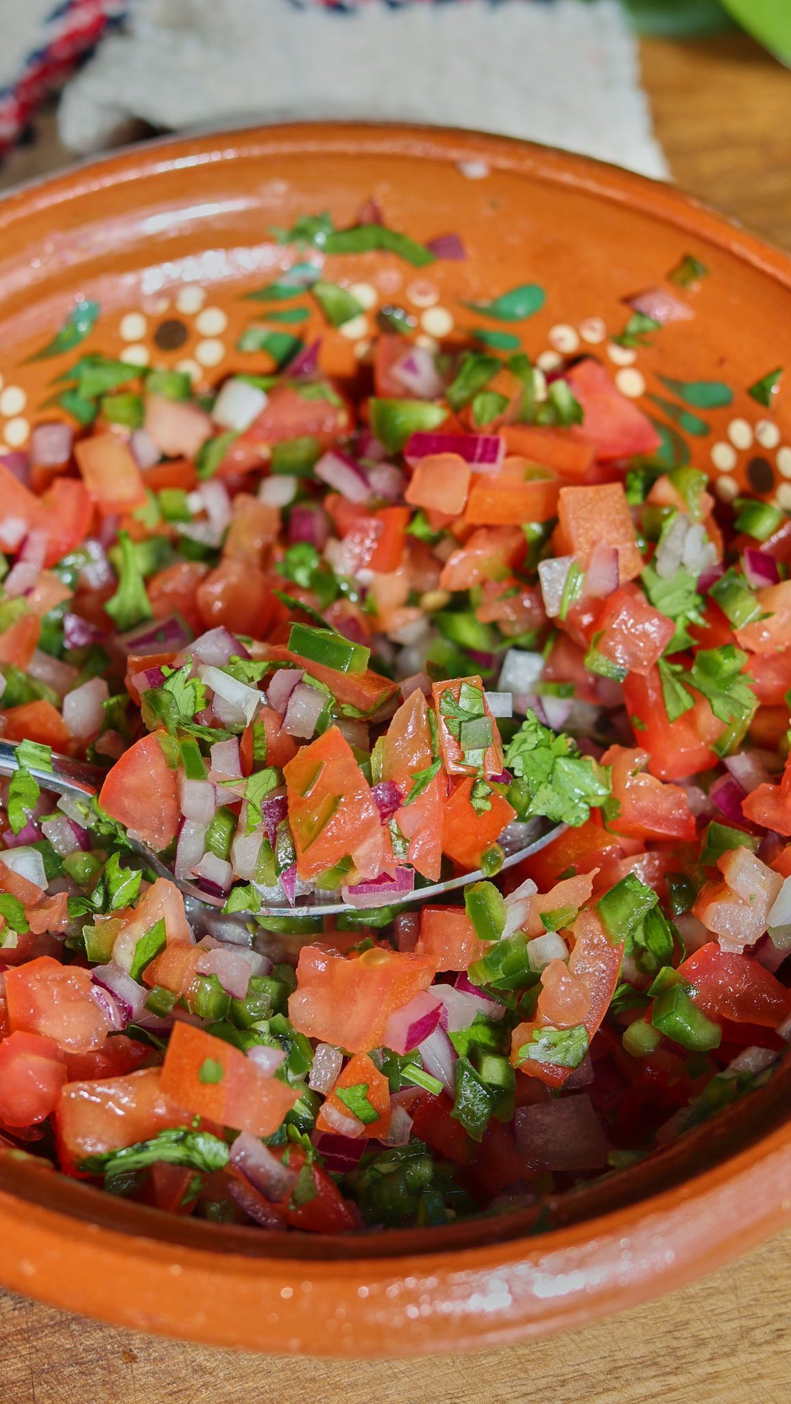 Classic Mexican Pico De Gallo Salsa