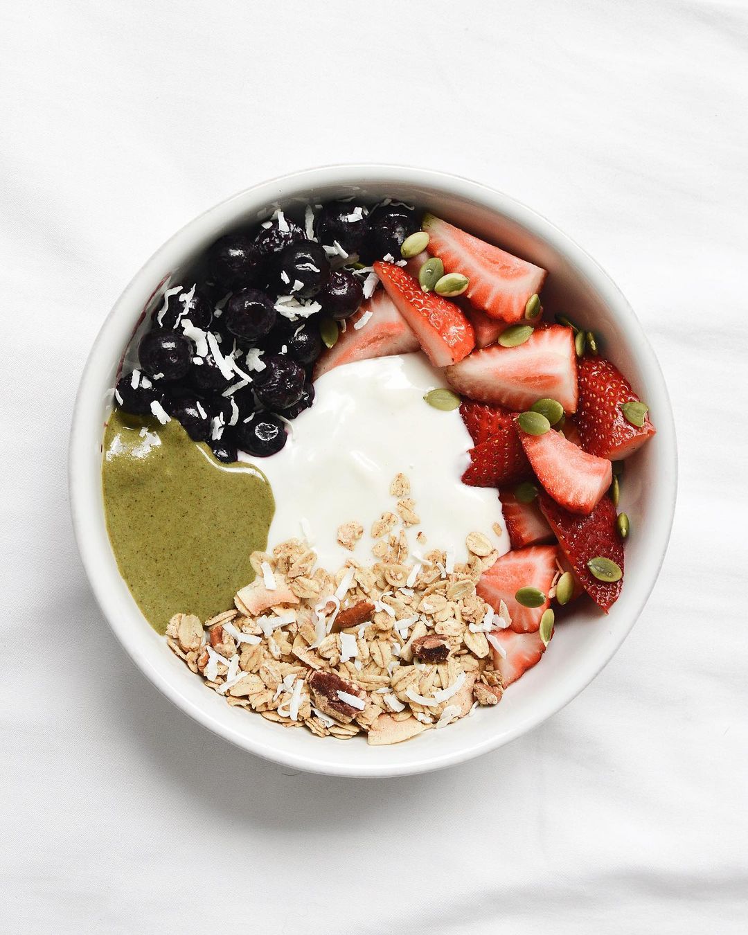 Cashew Yogurt Fruit Granola Bowl