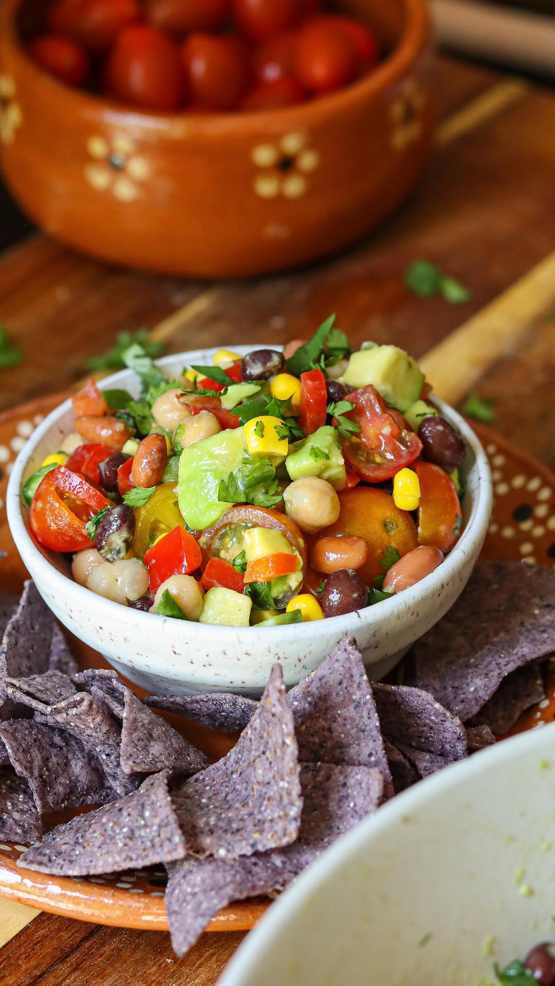 Easy 3-Bean Salad with Fresh Vegetables