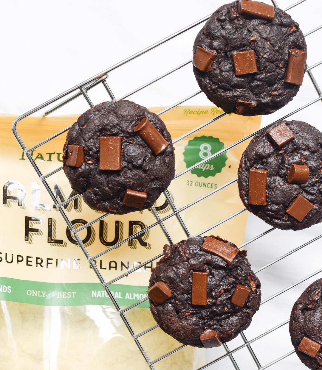 Moist Chocolate Zucchini Muffins with Protein