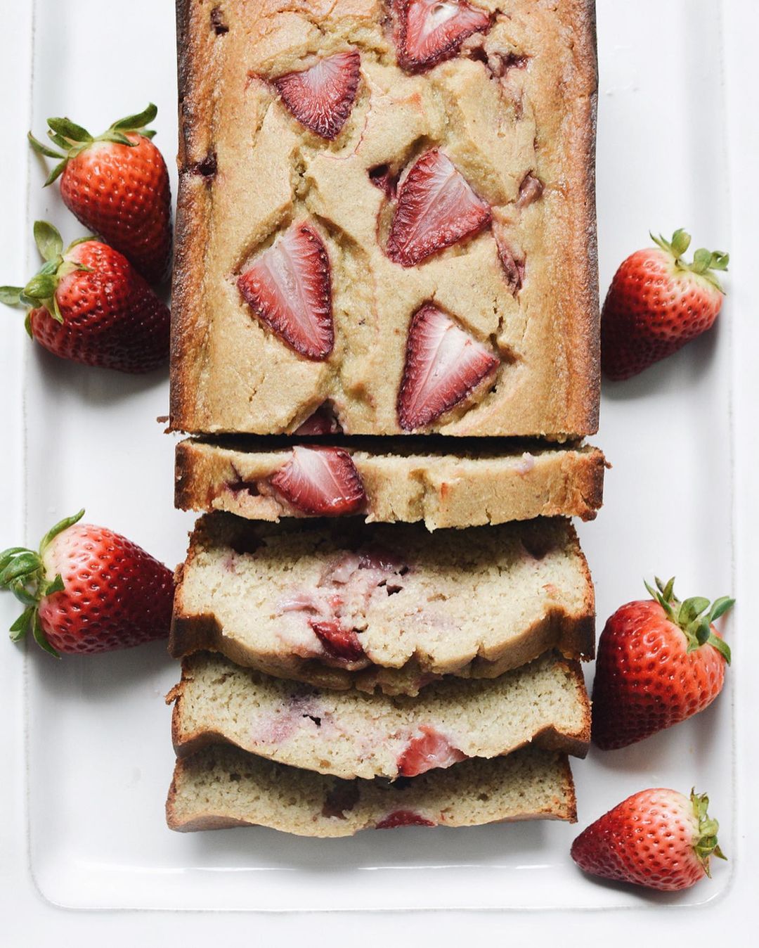 Strawberry Gluten-Free Banana Bread