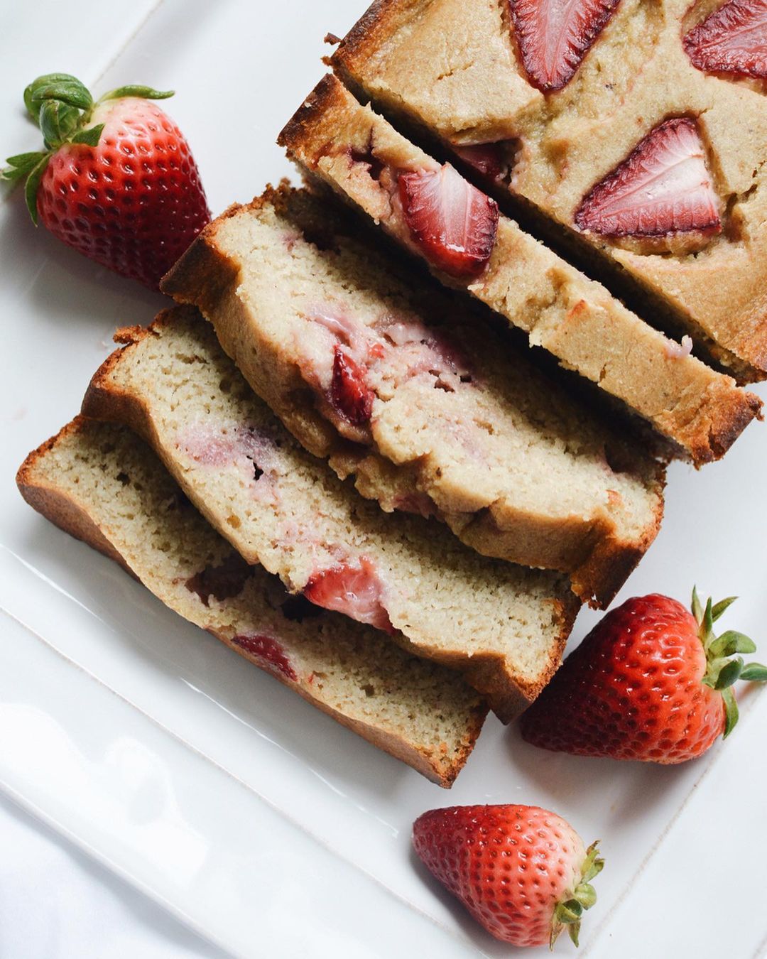 Strawberry Gluten-Free Banana Bread