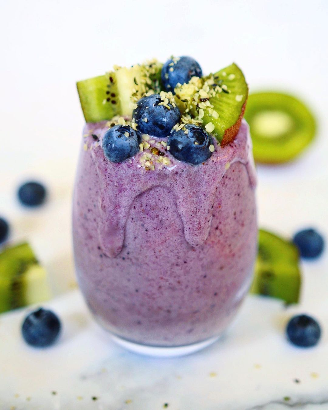 Banana and Blueberry Nice Cream