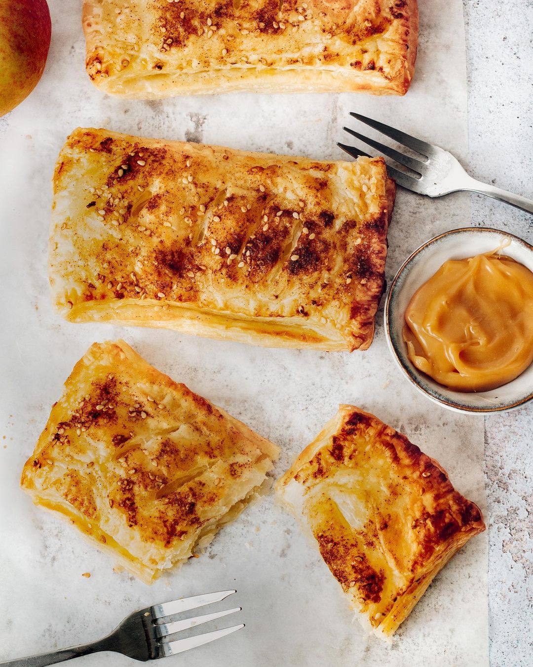 Miniature Apple Pies with British Bramley Apples