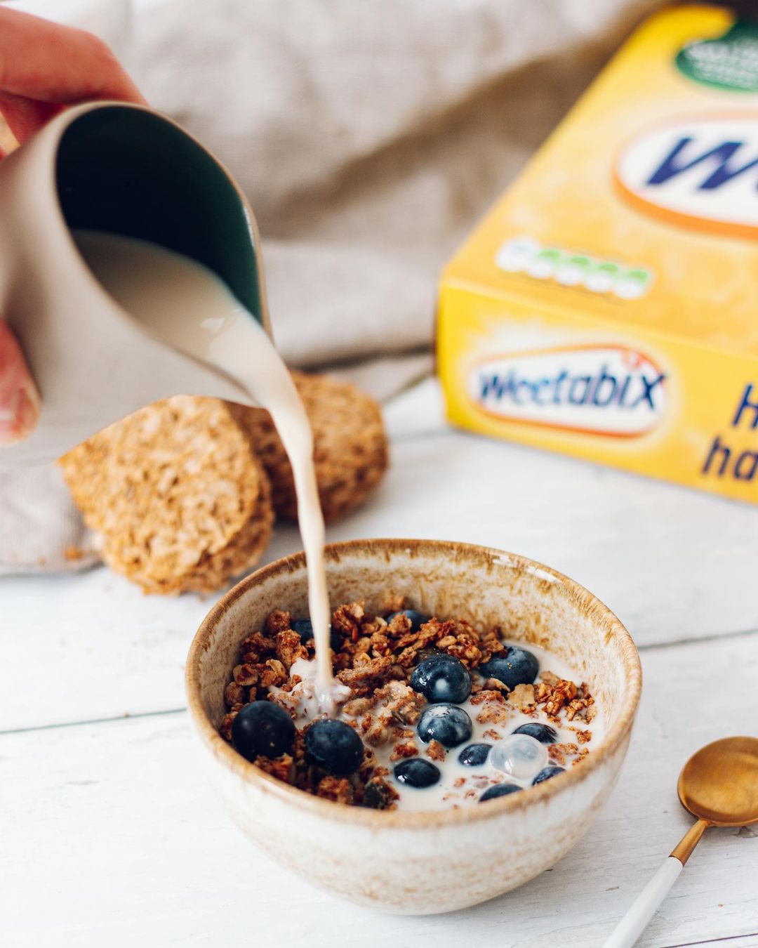 Easy Tahini Granola with Weetabix Breakfast