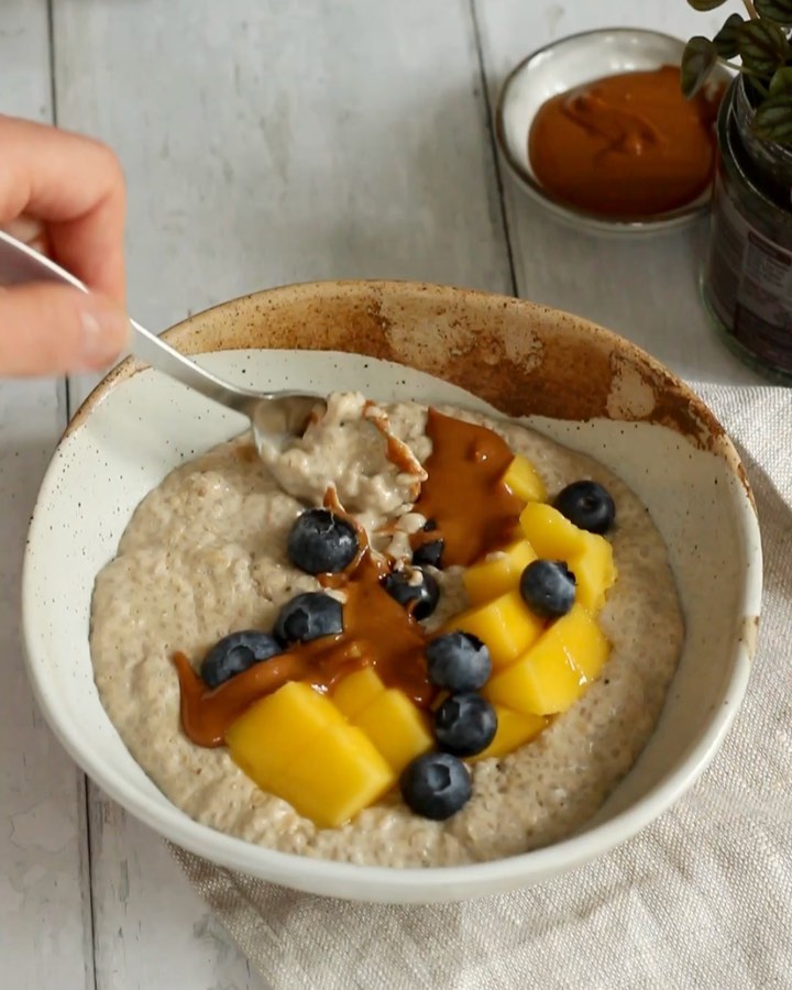 Warm Chia Pudding with Vanilla Protein