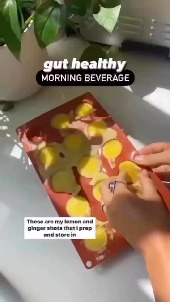 Ginger and Lemon Hydration Shots