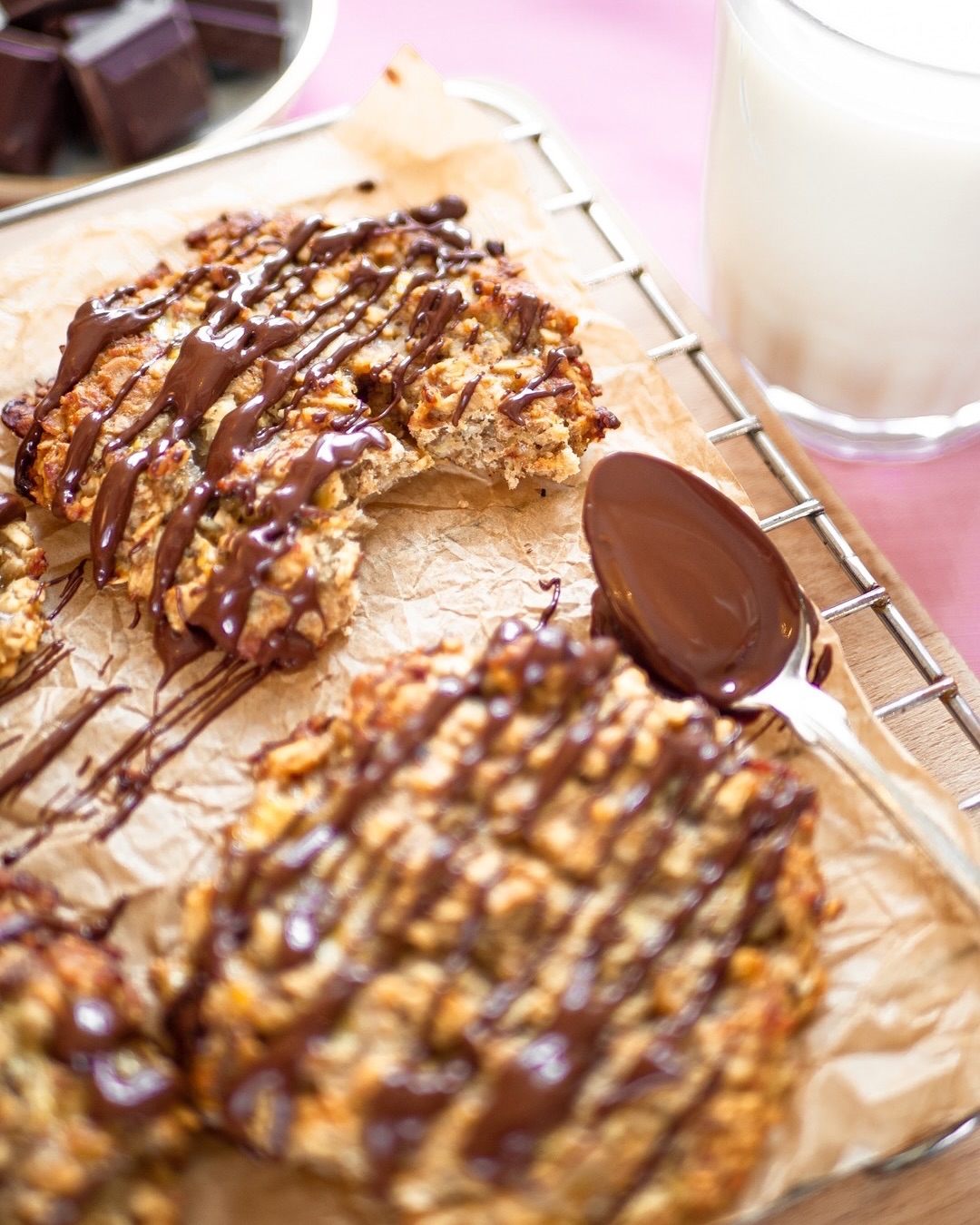 Four-Ingredient Chocolate Peanut Butter Cookies