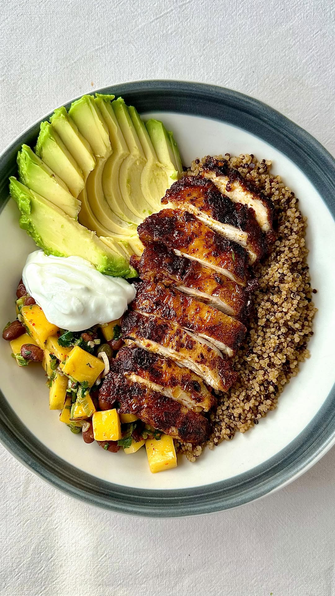 Blackened Chicken Quinoa Bowl