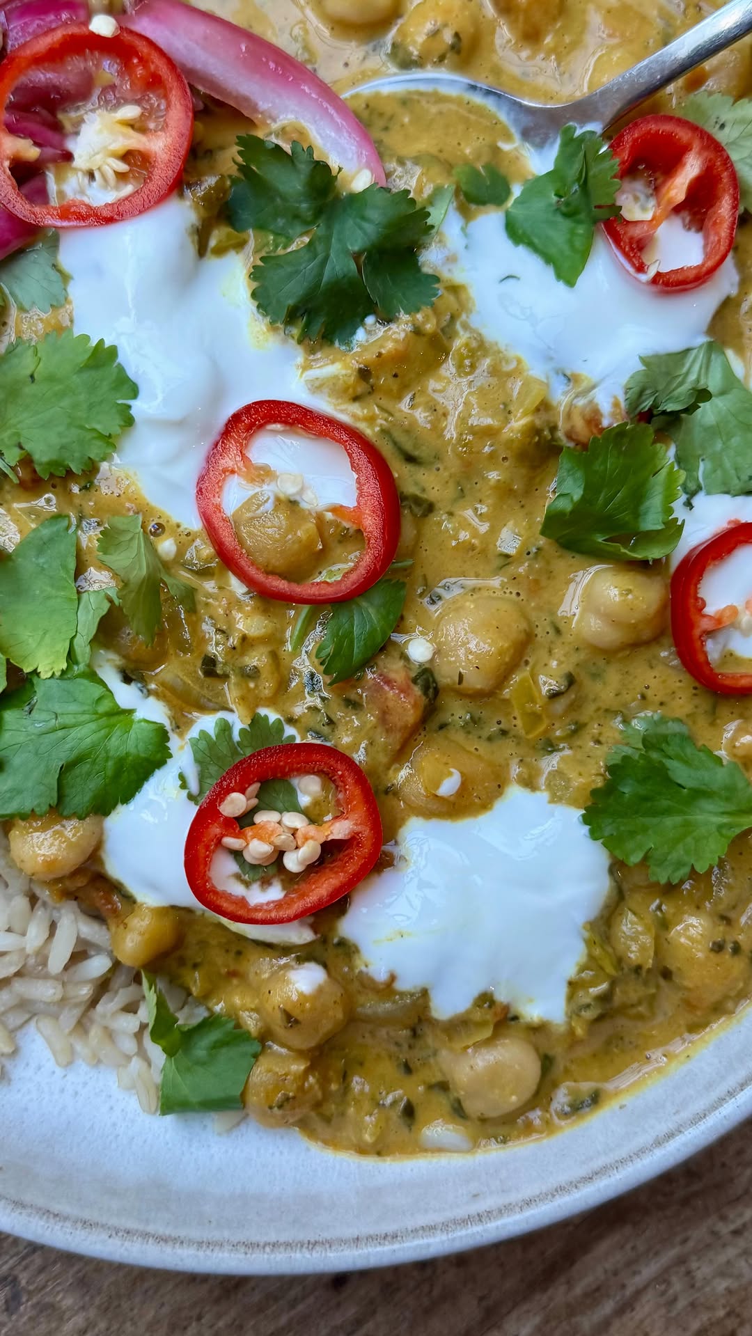 Peanut Butter Coconut Chickpea Curry