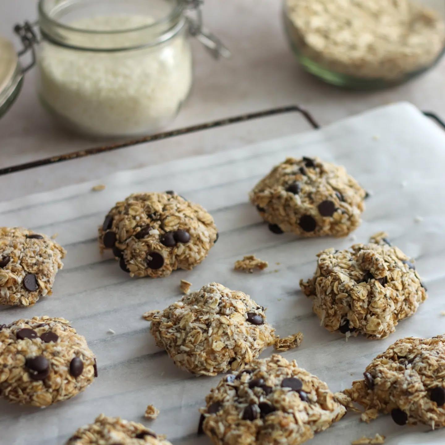 Easy Oatmeal and Banana Cookies