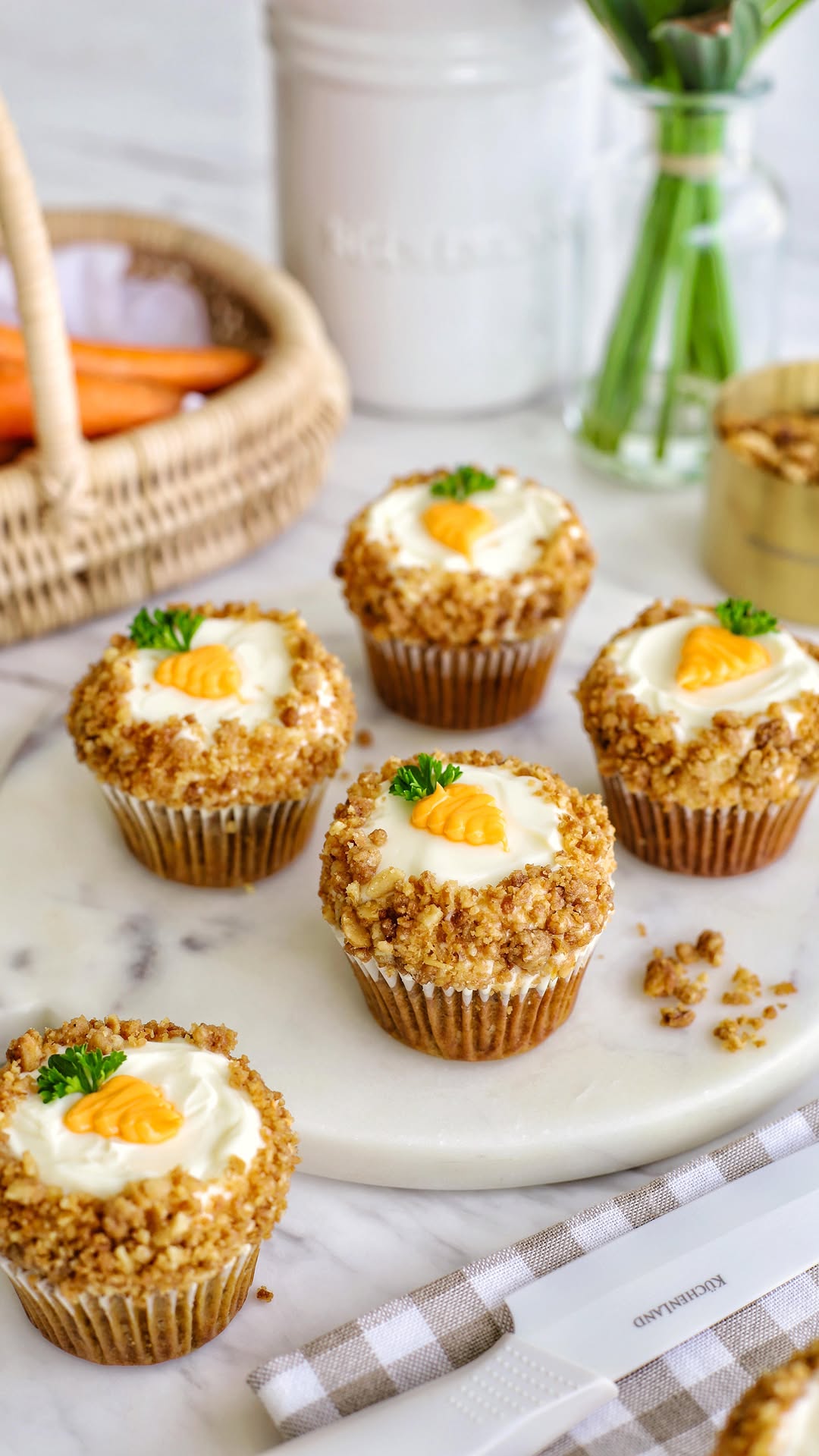 One-Bowl Carrot Cake Muffins