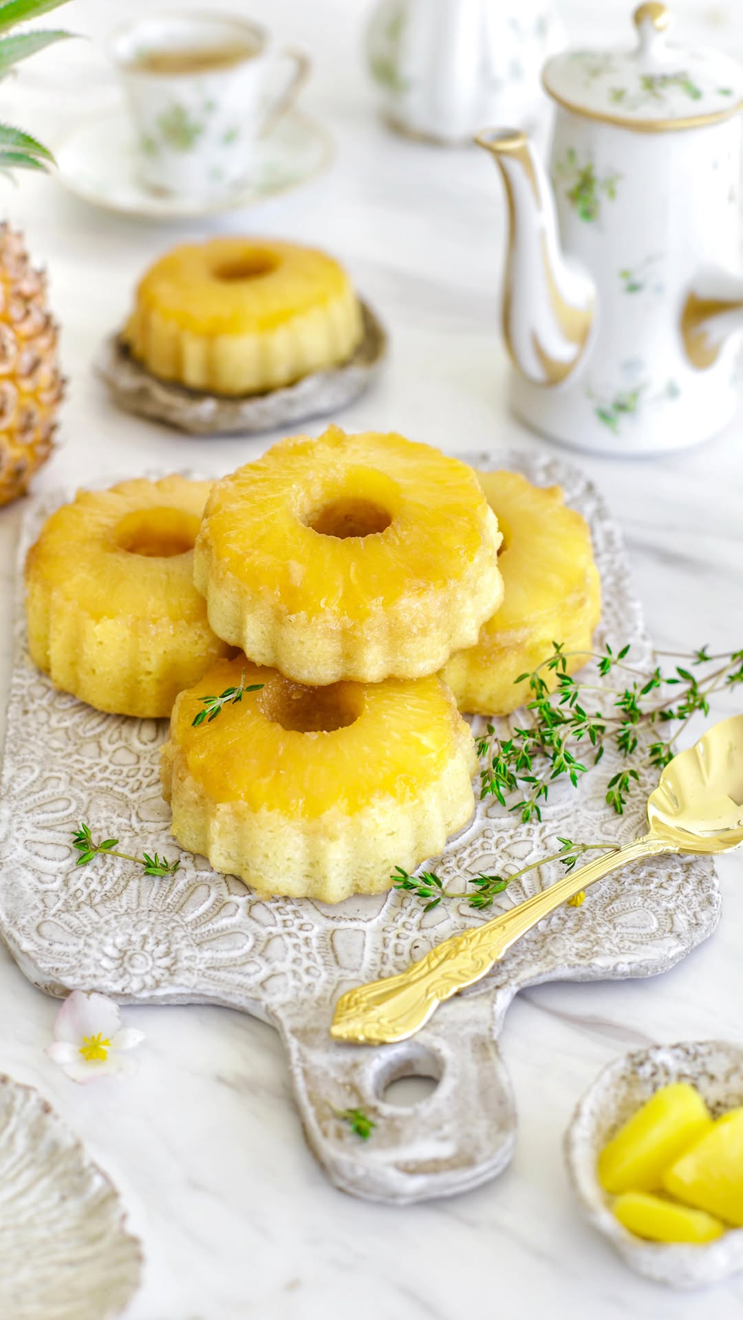 Mini Pineapple Upside-Down Cakes