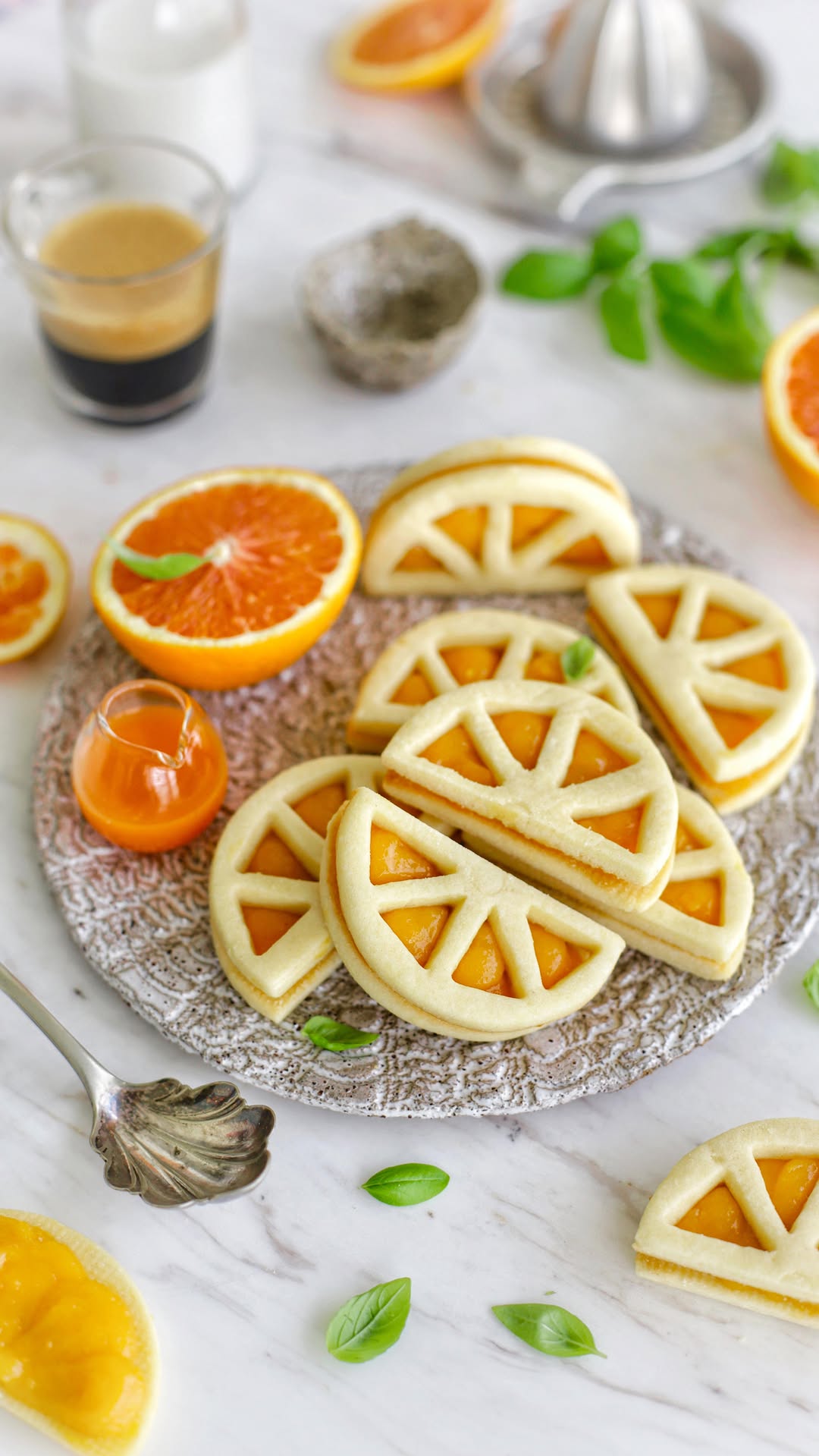 Vegan Zesty Orange Cookies
