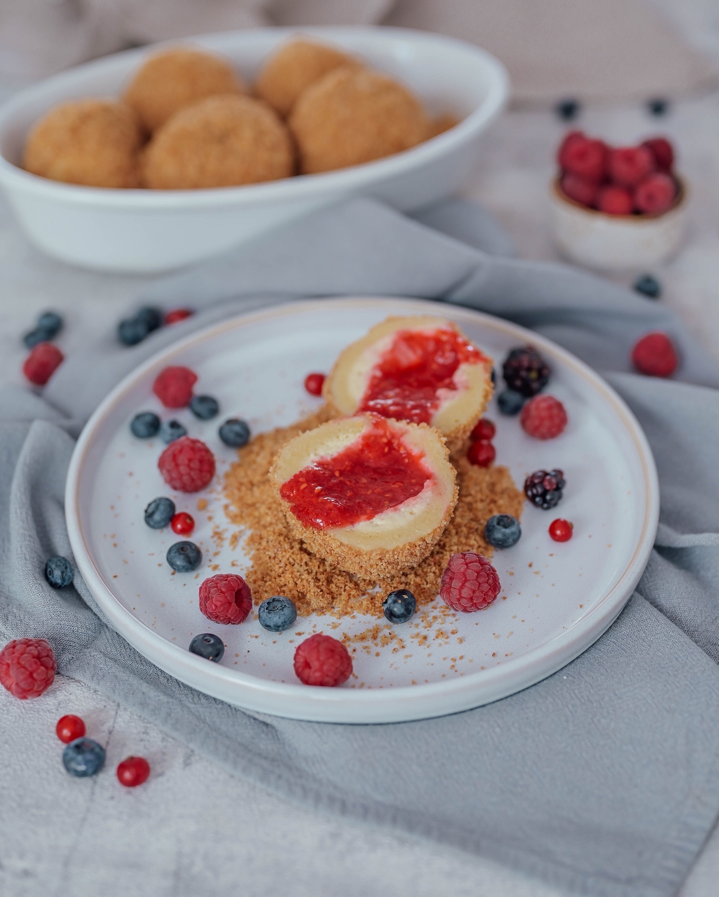 Fluffy Sweet Fruit Dumplings