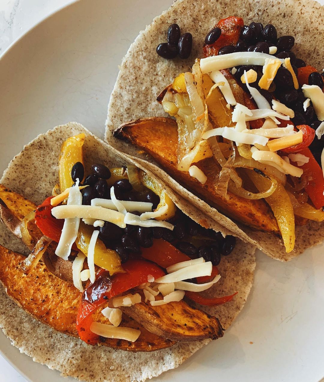 Sweet Potato and Black Bean Fajitas