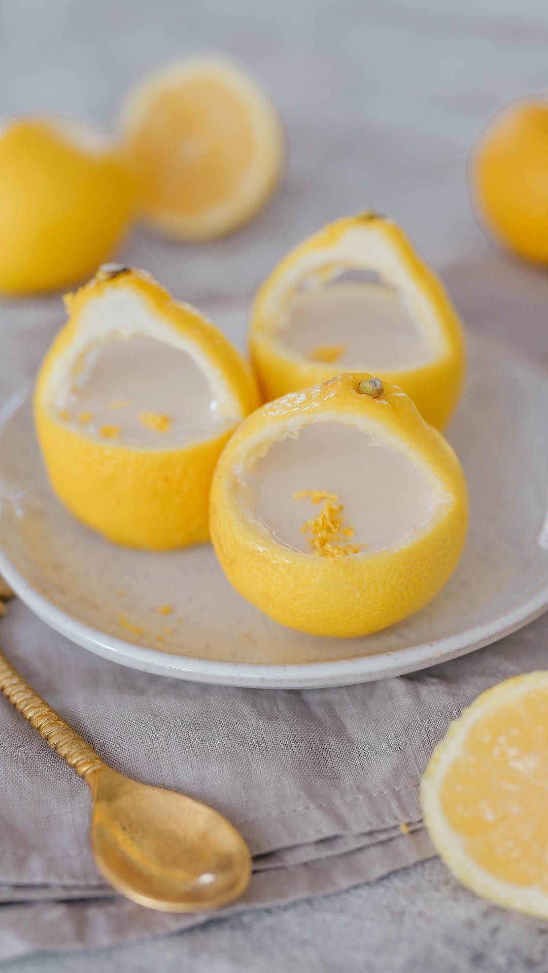 Refreshing Lemon Yogurt Baskets