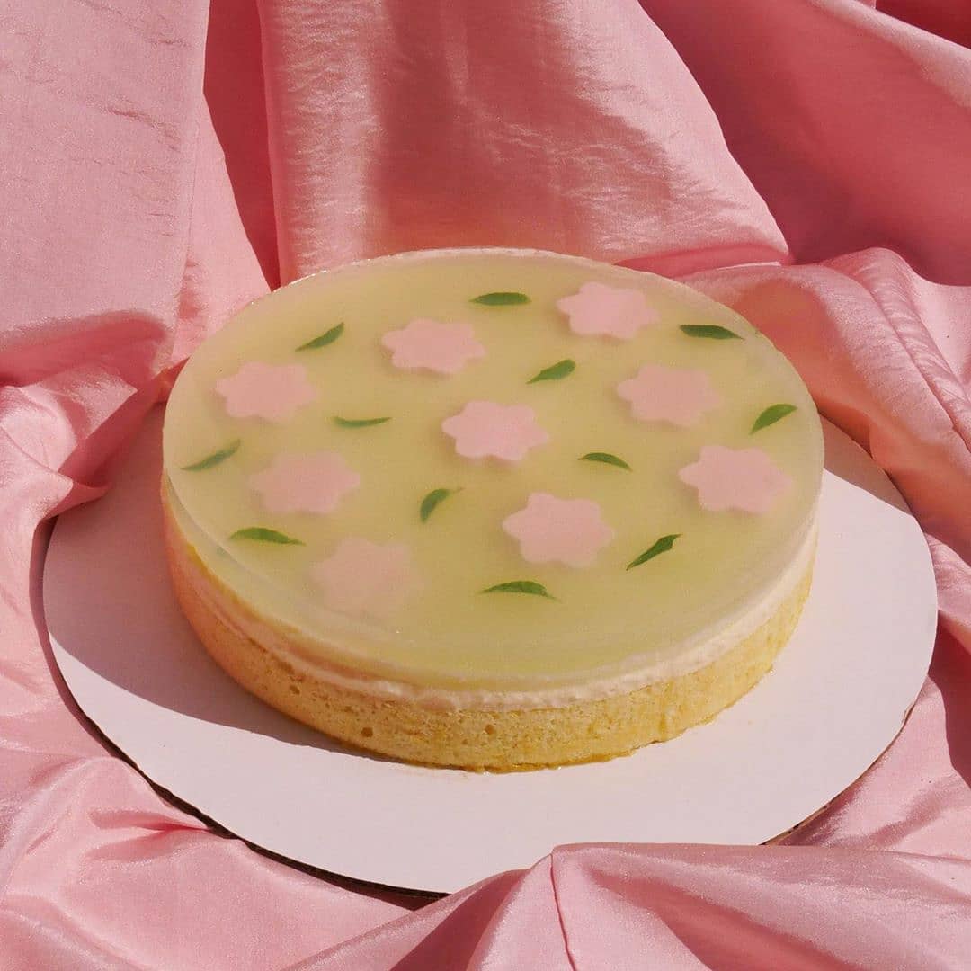 Coconut Lime and Thai Basil Cake