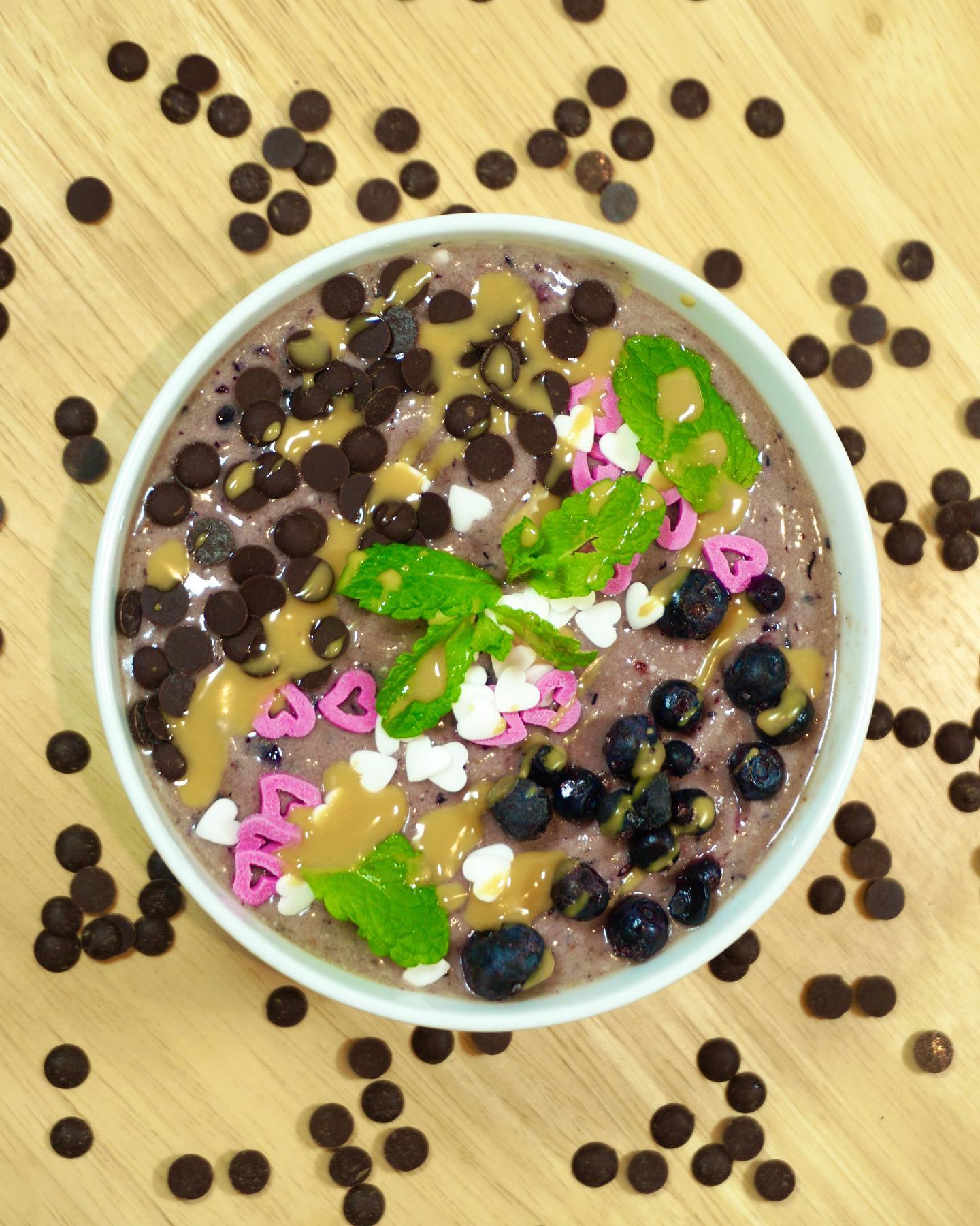 Banana Coconut Blueberry Nicecream
