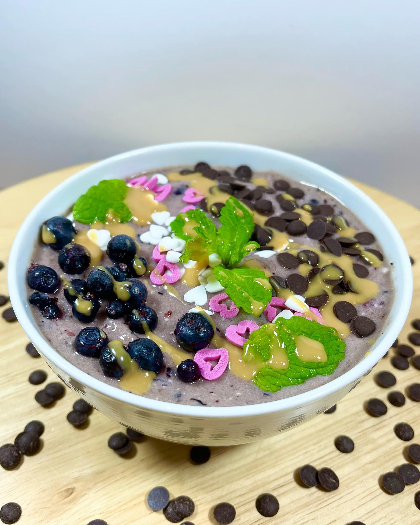 Banana Coconut Blueberry Nicecream