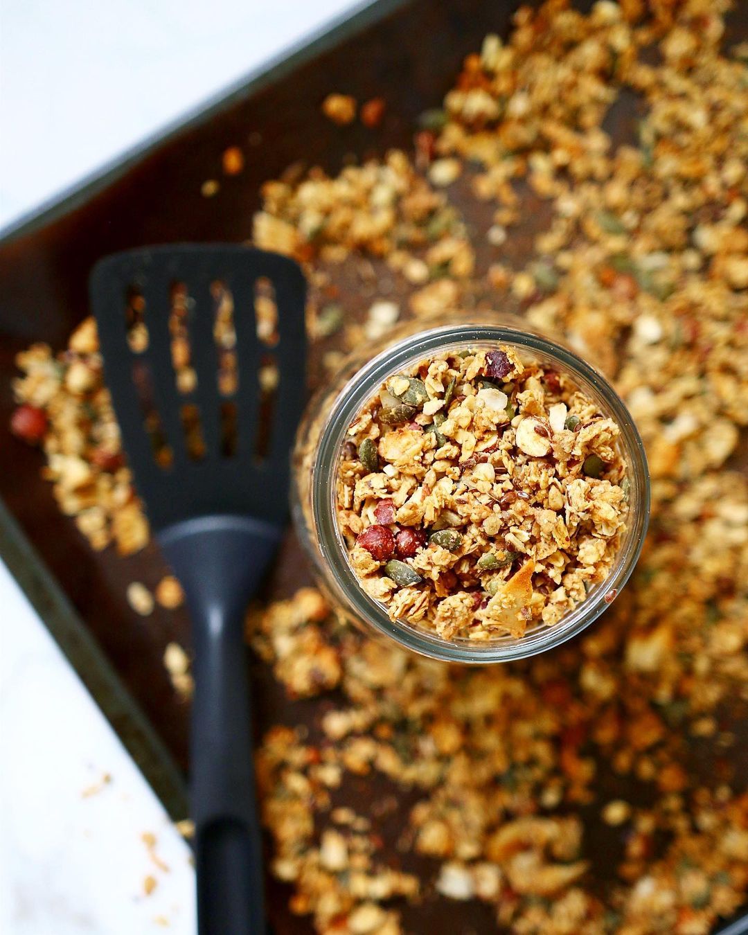 Homemade Vegan Granola with Dates and Banana