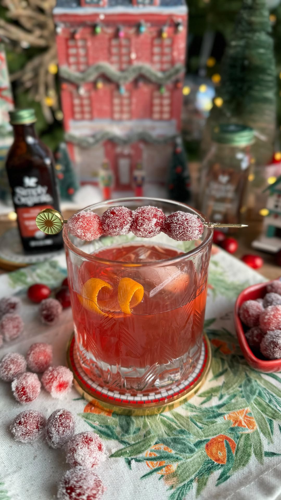 Cranberry Cinnamon Orange Infused Bourbon
