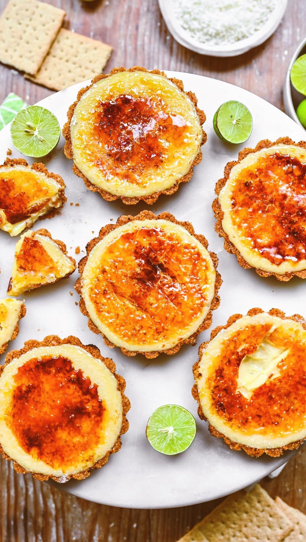 Brûléed Key Lime Pie