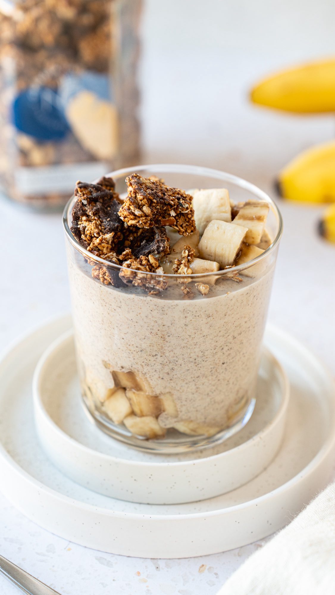 Banana and Chocolate Blended Oats