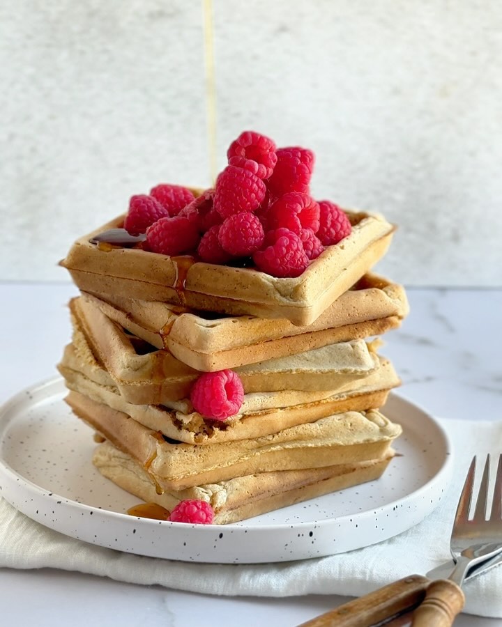 Vegan Gluten-Free Oat Waffles