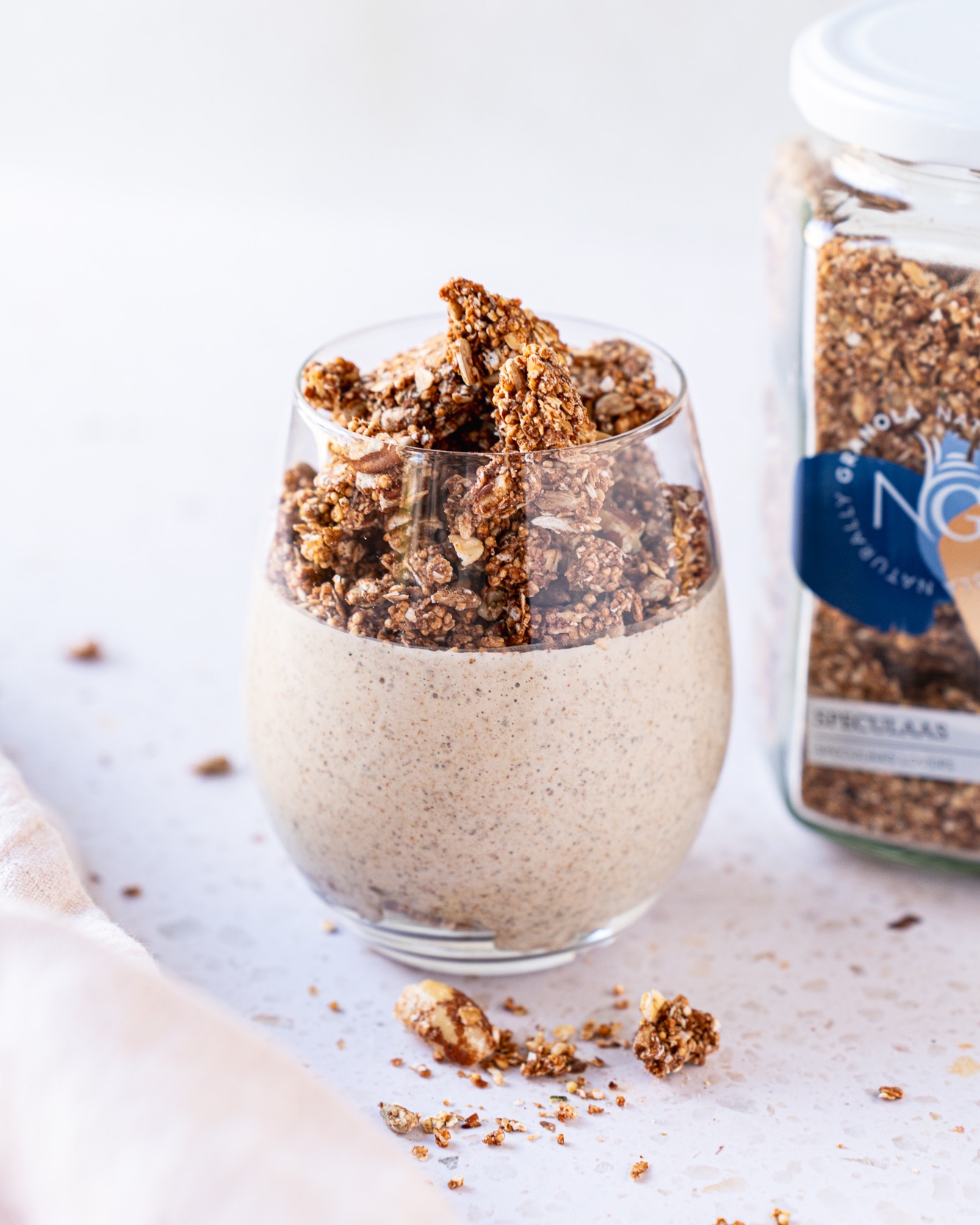 Speculaas Blended Overnight Oats