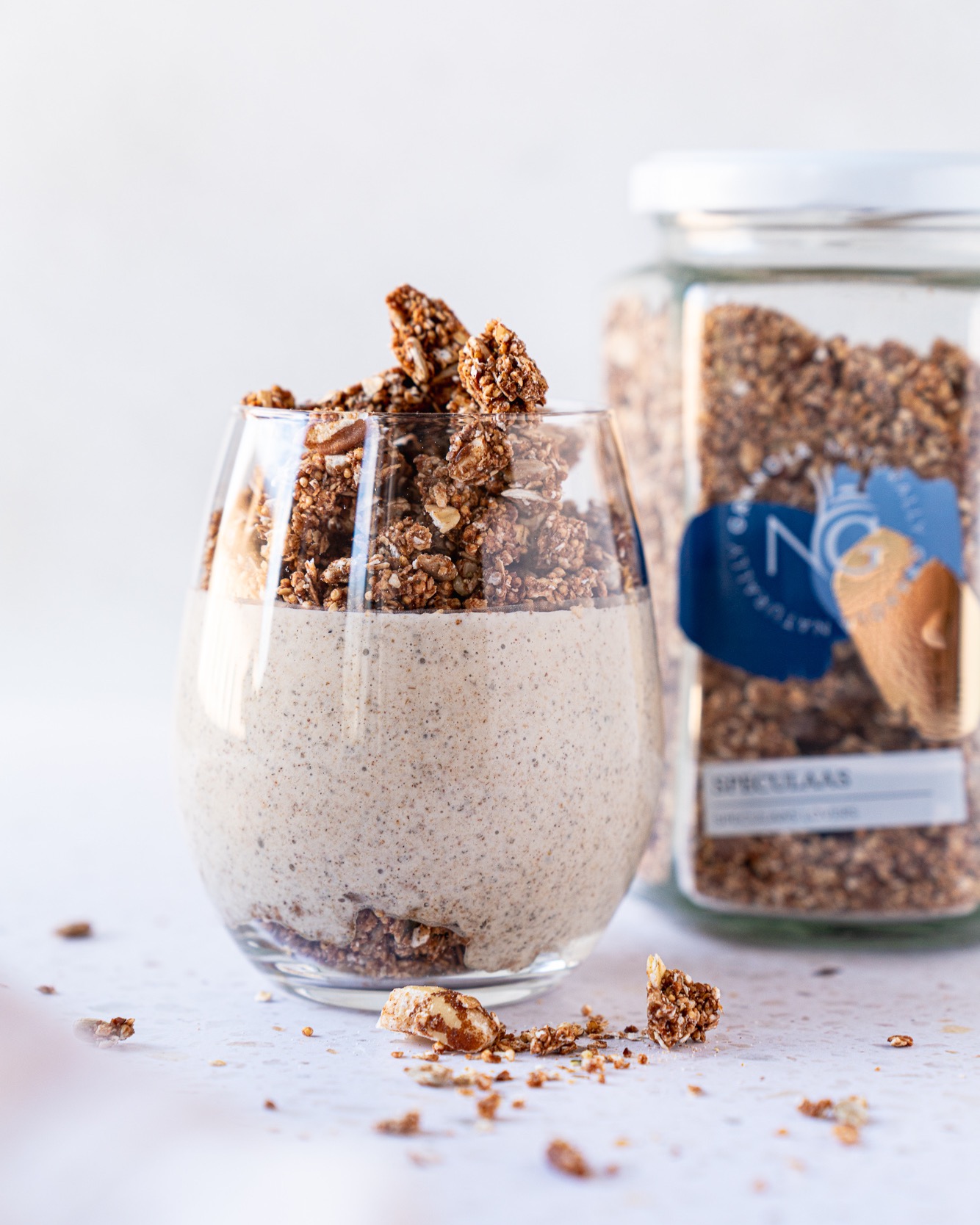 Speculaas Blended Overnight Oats