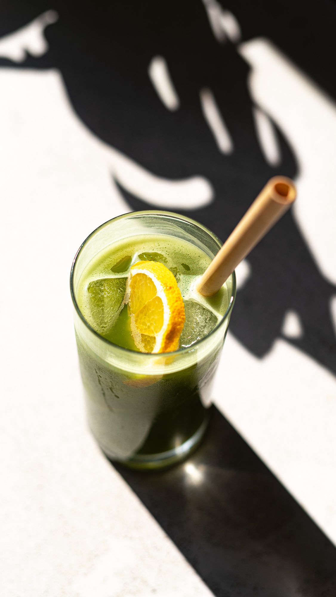 Simple Matcha Lemonade Beverage