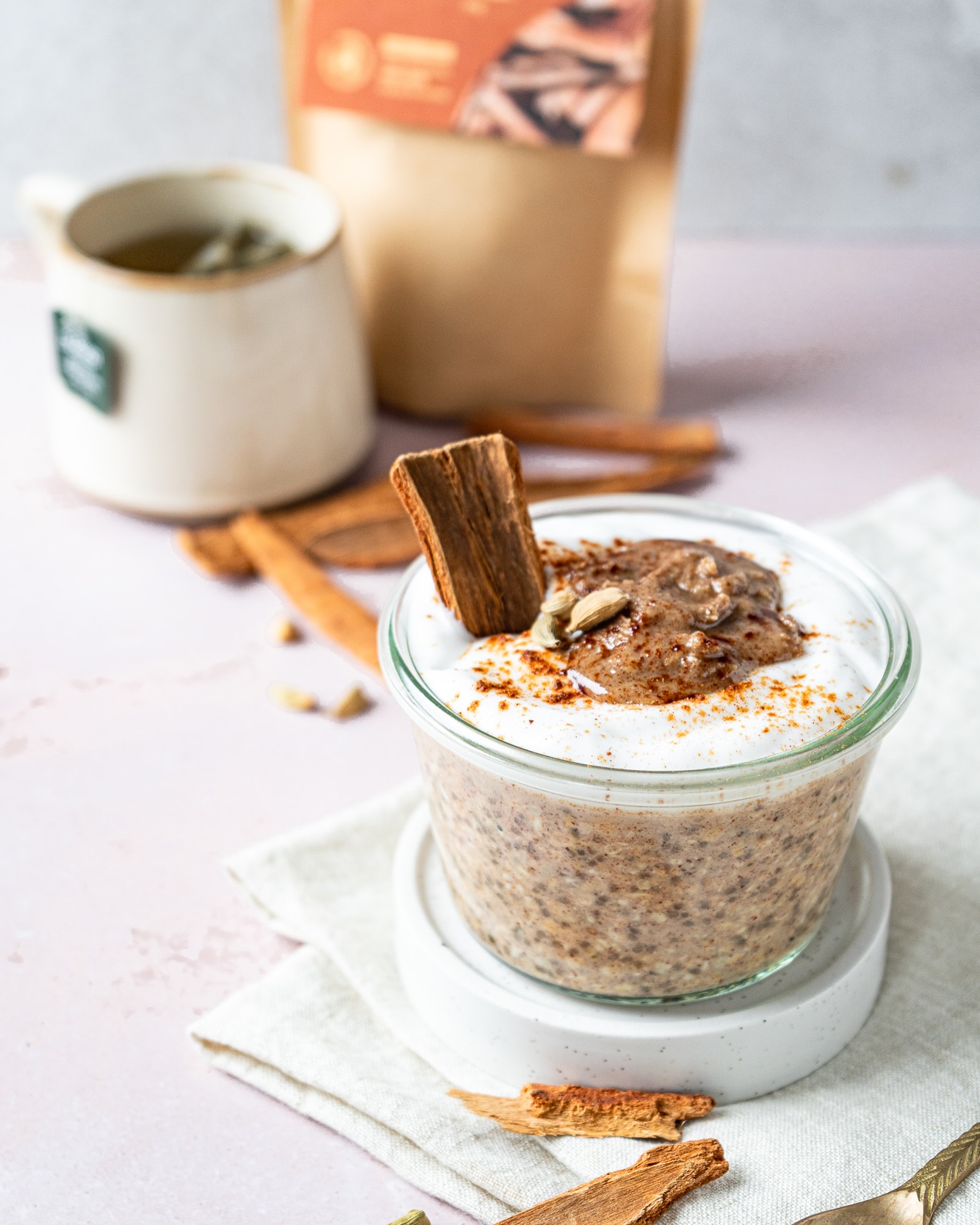 Chai Inspired Overnight Oats