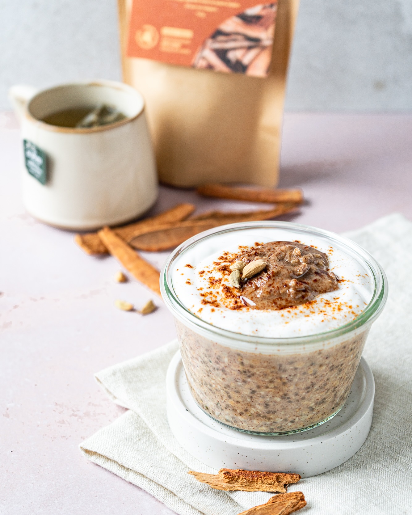 Chai Inspired Overnight Oats
