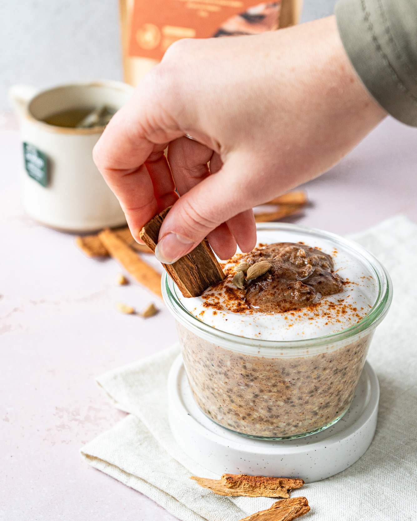 Chai Inspired Overnight Oats