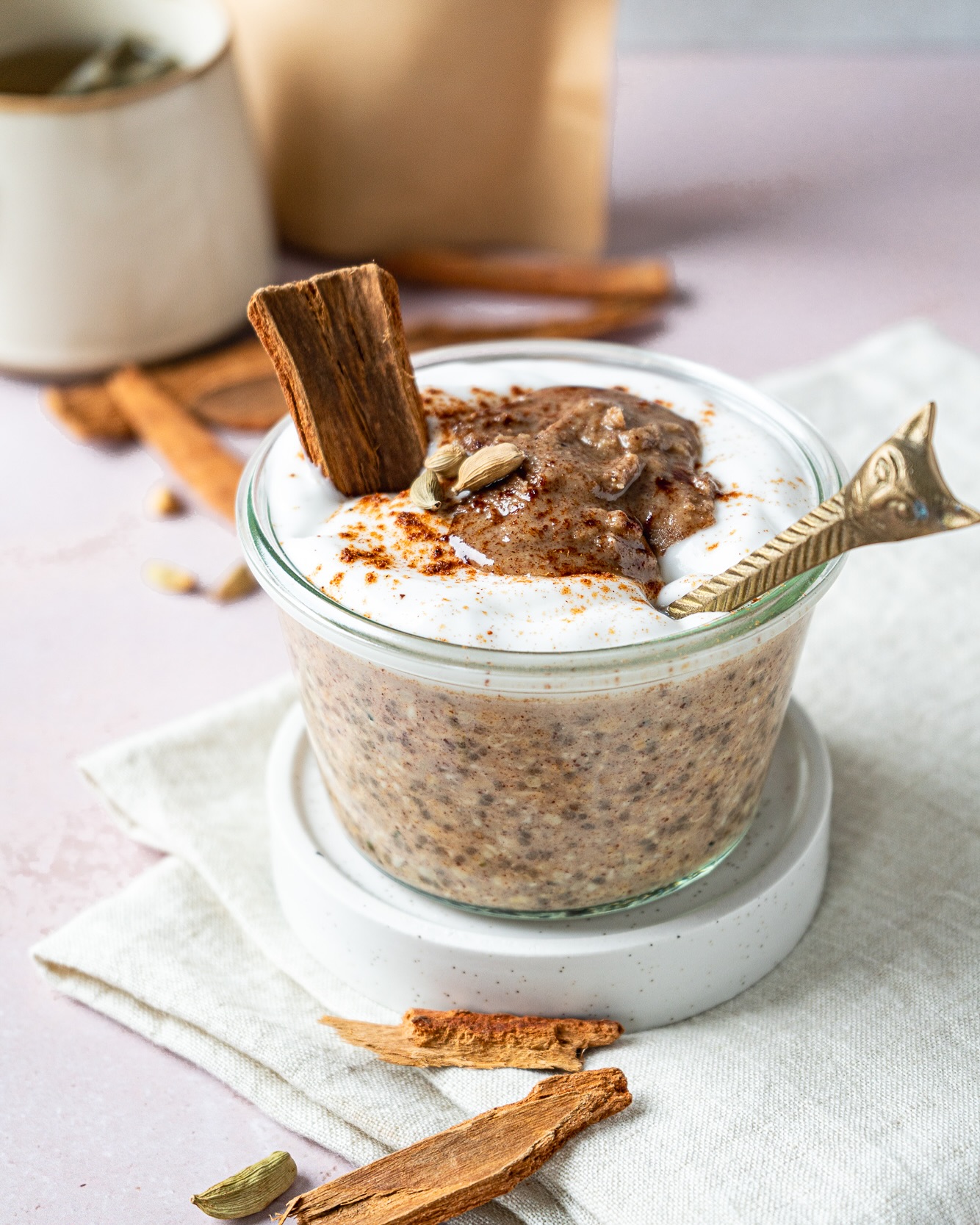 Chai Inspired Overnight Oats